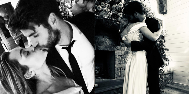 All Of Miley Cyrus And Liam Hemsworth S Wedding Photos On