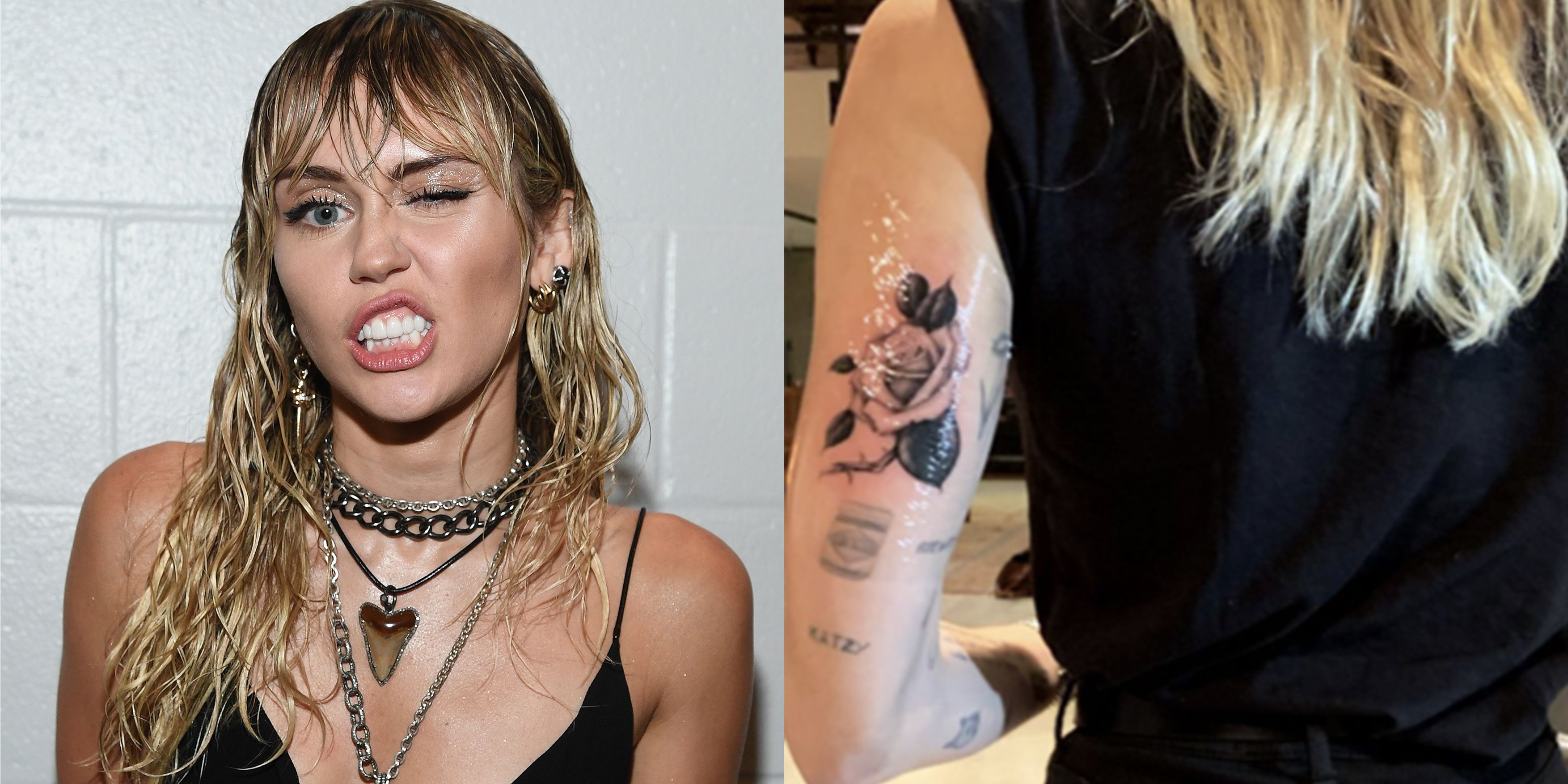 Miley Cyrus Bad Photo Sex - All of Miley Cyrus' Tattoos â€“ Miley Cyrus Tattoos and Their ...