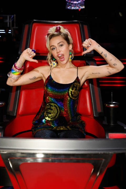 Miley Cyrus The Voice Top 12 Performances Recap - Miley Cyrus Floral ...