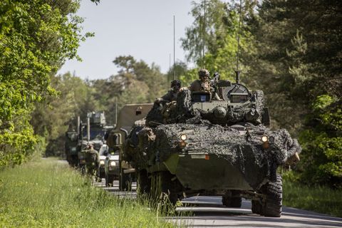 NATO military exercise on Gotland