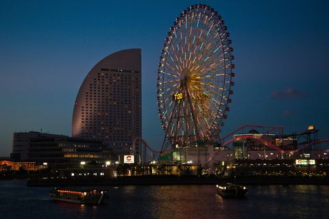 Minato Mirai, which means 'Harbor Future', is built on...