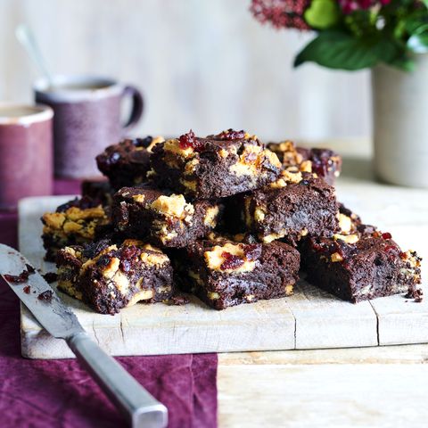 best brownie recipes mince pie and cranberry brownies