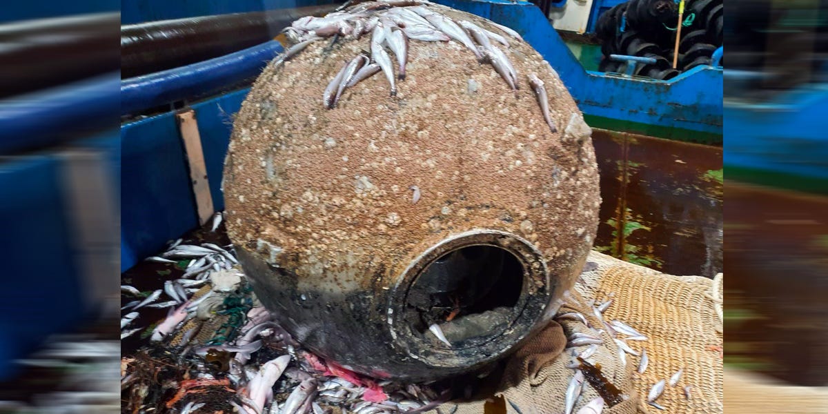 Watch Royal Navy Blow Up WWII Bomb: Fishermen Catch WWII Mine