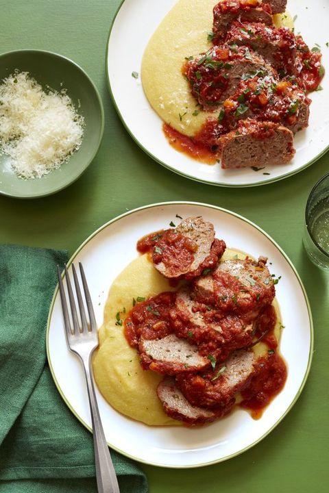 slow cooker for kids - Slow Cooker Mini Meat Loaves and Polenta