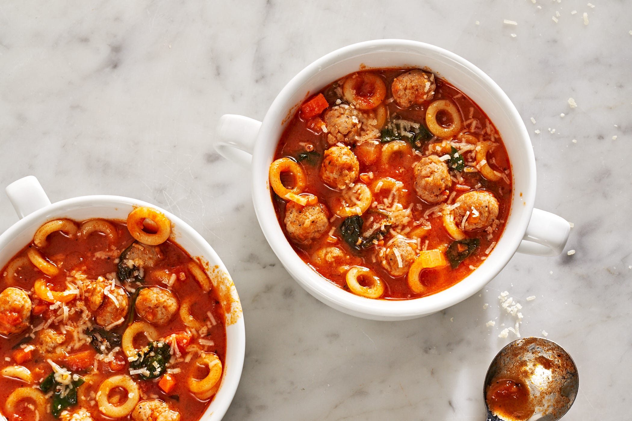 Mini Meatball & Pasta Marinara Soup Is Like Grown-Up SpaghettiOs