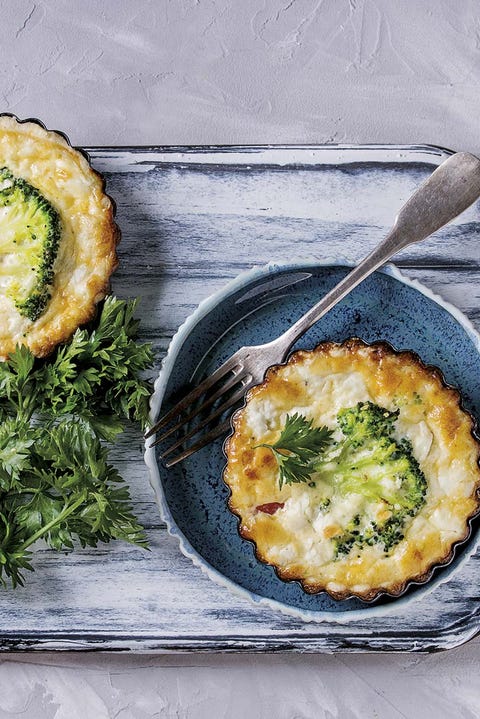 Mini quiches de brócoli con queso receta mini quiches de brócoli con queso