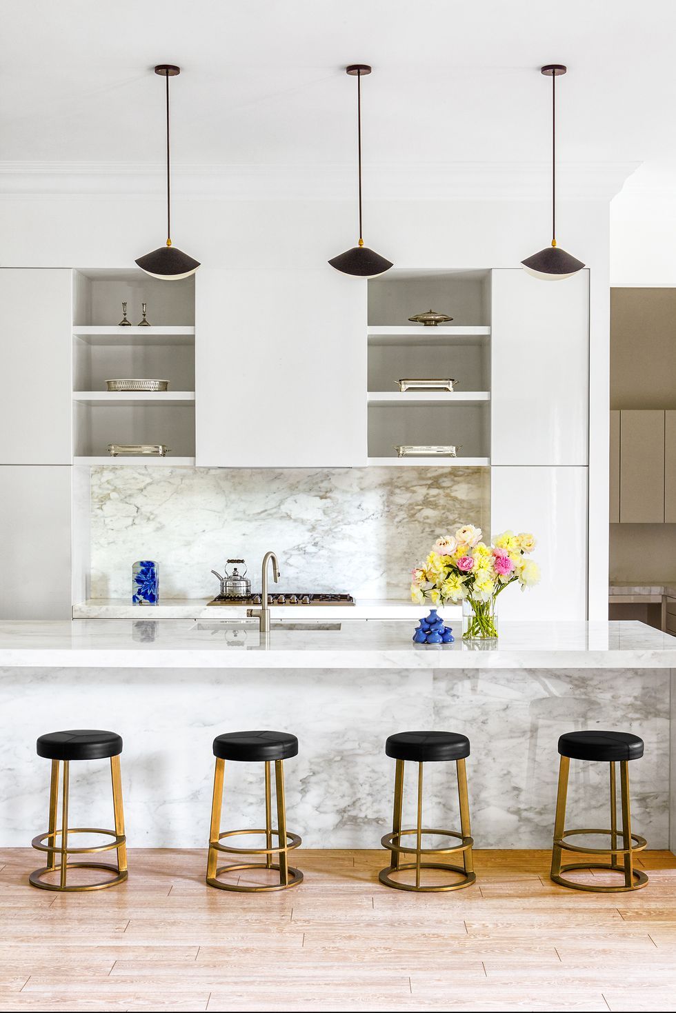 minimalist kitchen counter decor