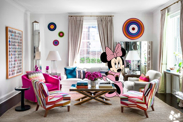 minnie mouse dream house living room