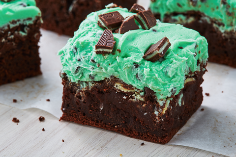 Mint Chip Brownies - Delish.com