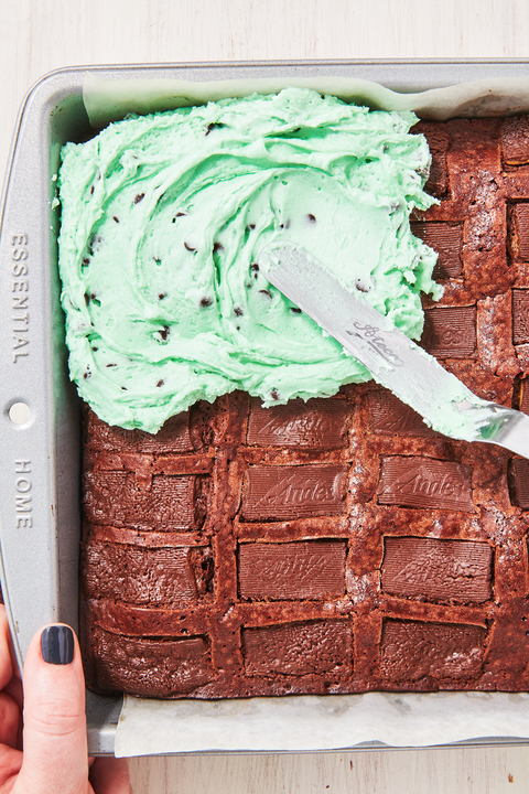 Mint Chip Brownies - Delish.com