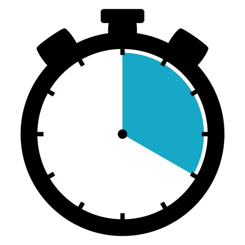 Stoppwatch icon: 20 Minutes 20 Seconds 4 hours