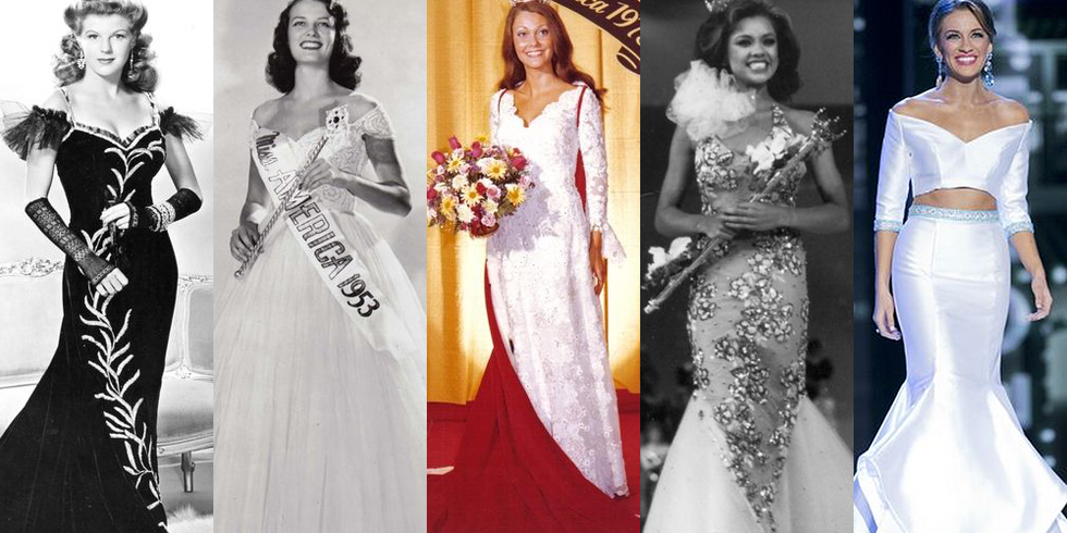 Evolution Of Miss America Evening Gowns