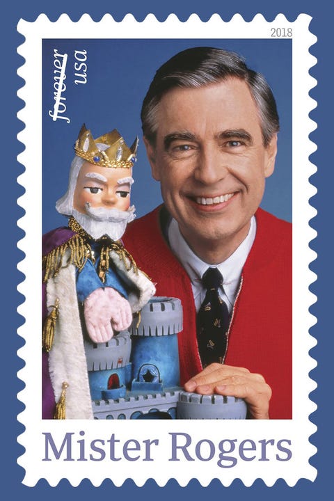 Image result for mister rogers stamp