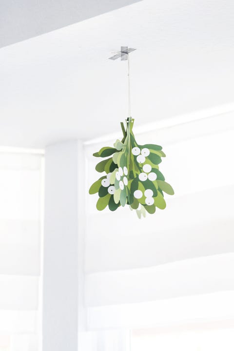 mistletoe christmas decoration free printable