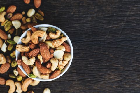 mixed nuts in bowl