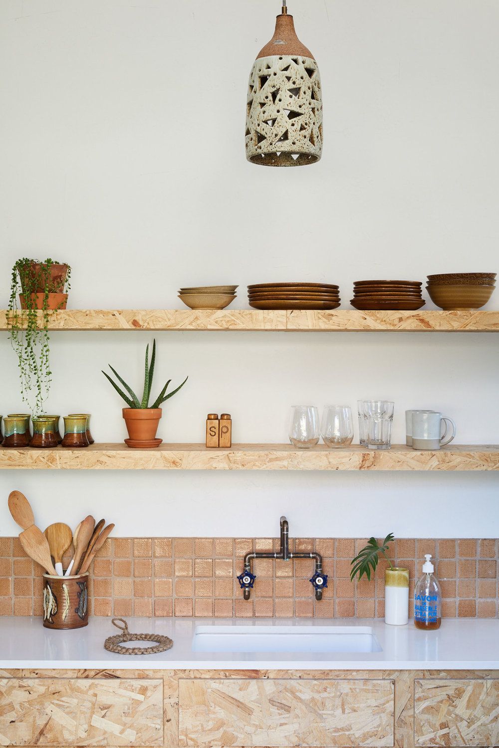 kitchen side wall rack