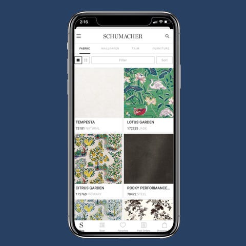 Mejores App de diseño de interiores: aplicación Schumacher