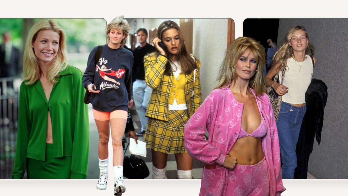 La moda de los 90 en fotos: así se vestía en esa década
