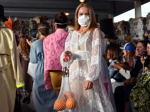 Fashion show at dumping ground outside Minsk to raise awareness about waste recycling