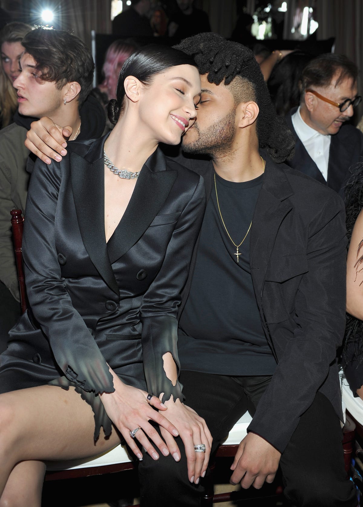 The Weeknd Shared 8 Intimate Kissing Photos Of Bella Hadid And Him For 
