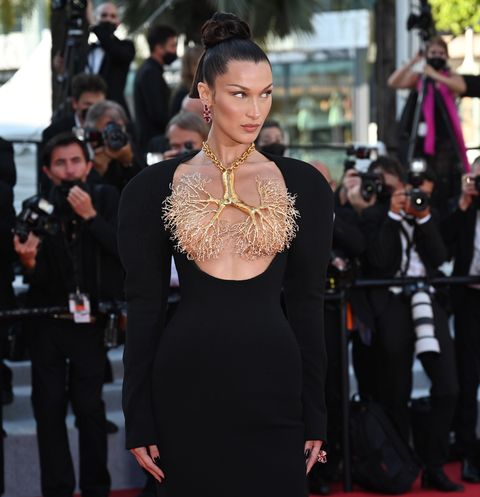 bella hadid at the 2021 cannes film festival