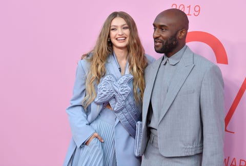 Gigi Hadid Wears Blazer Pants And Skirt At The Cfda