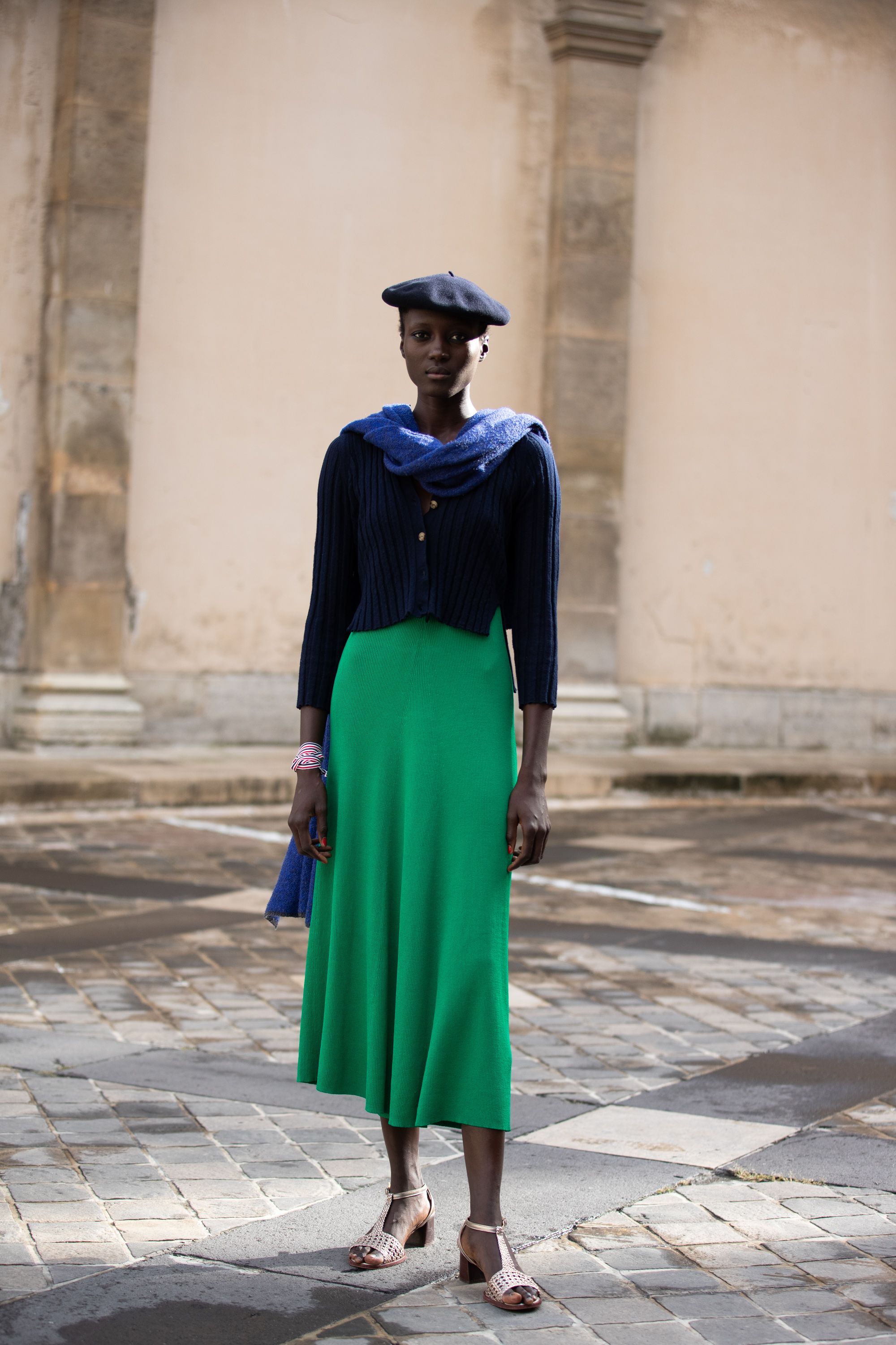 beret summer outfit