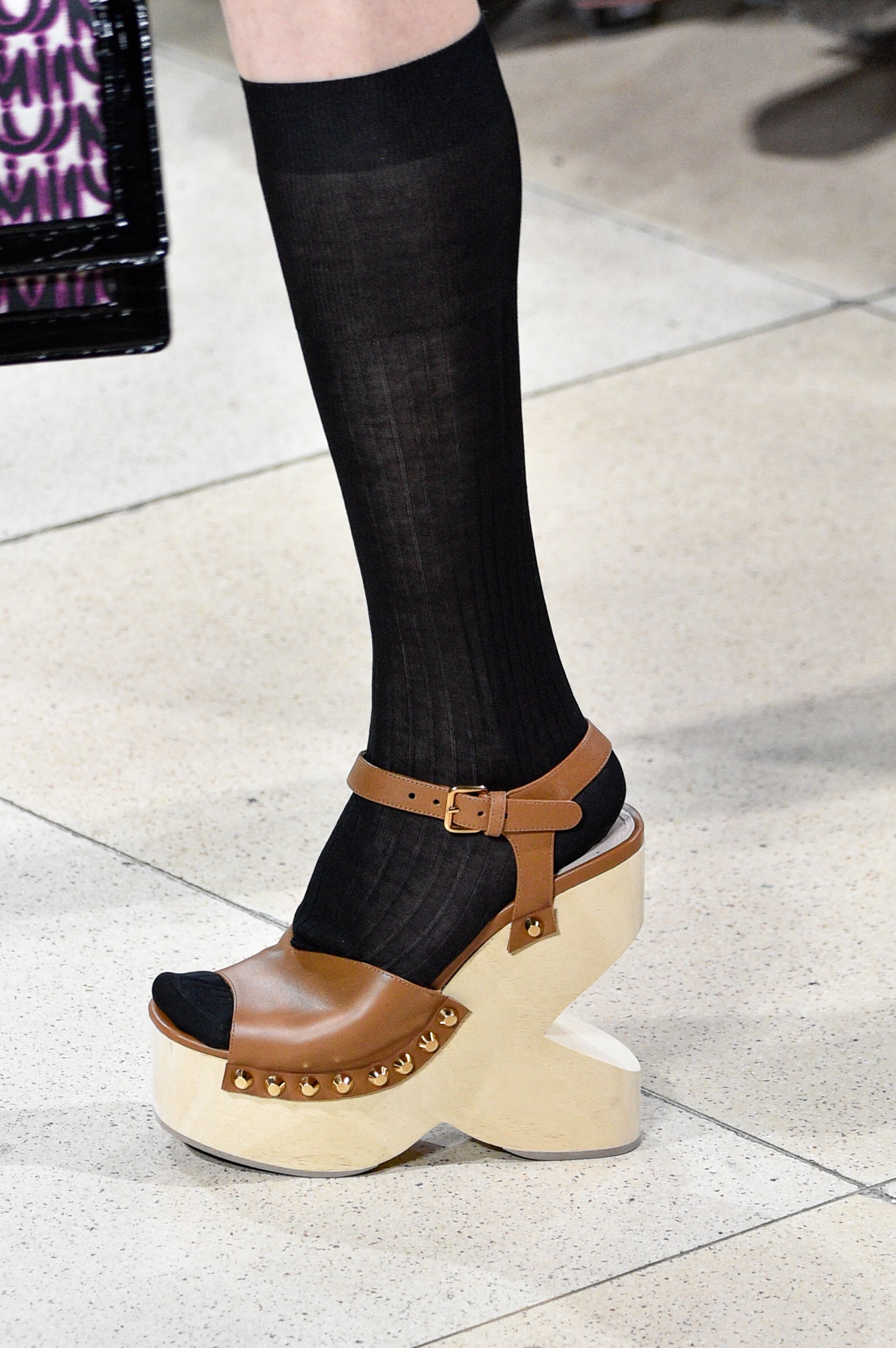 clogs from shrill