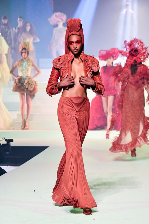 jean paul gaultier  runway   paris fashion week   haute couture springsummer 2020