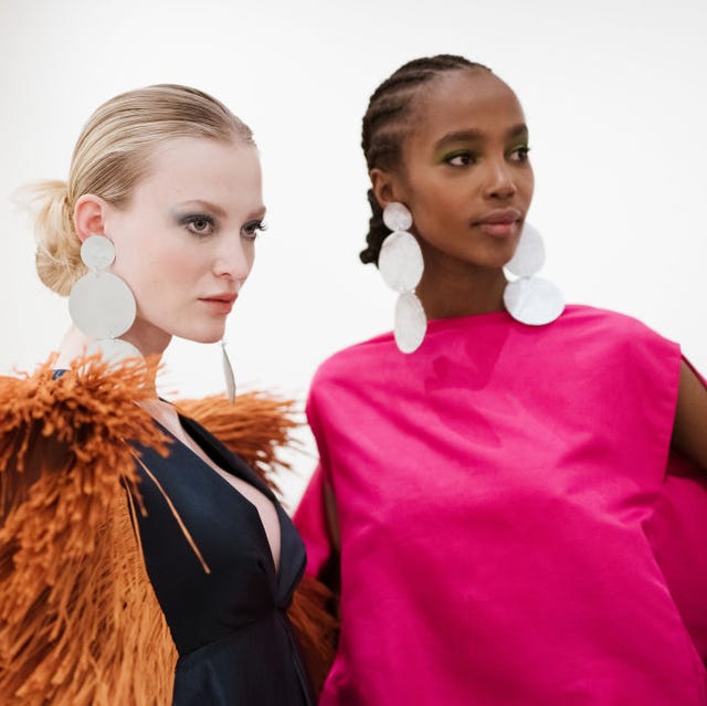 imane ayissi  backstage  paris fashion week  haute couture spring summer 2022