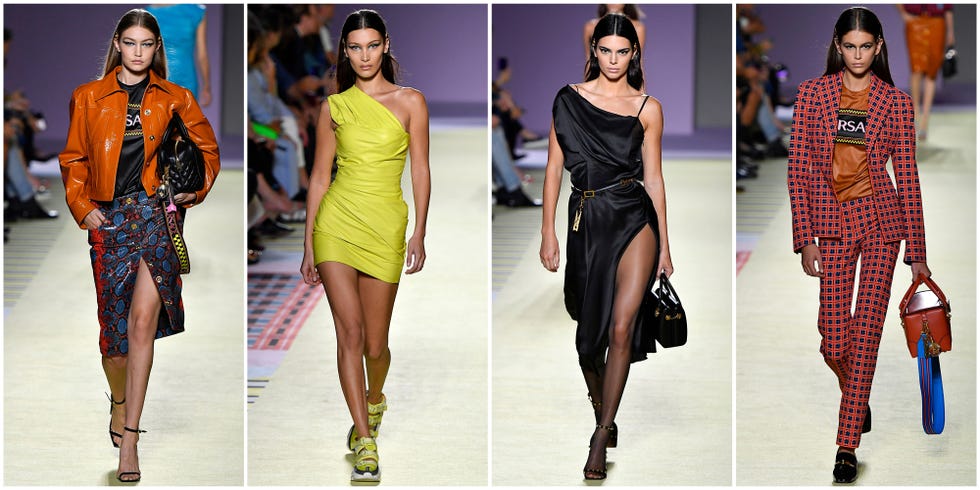 Gigi, Bella, Kaia, Kendall: The Versace SS19 Show Just Featured Every ...