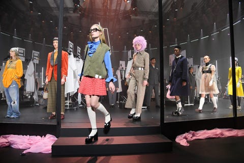 gucci跑道米兰时装周秋冬202021