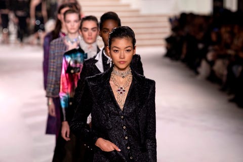 Chanel Metiers D'Art 2019-2020 : Runway At Le Grand Palais In Paris