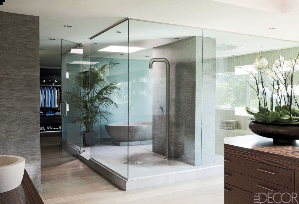 contempory bathrooms