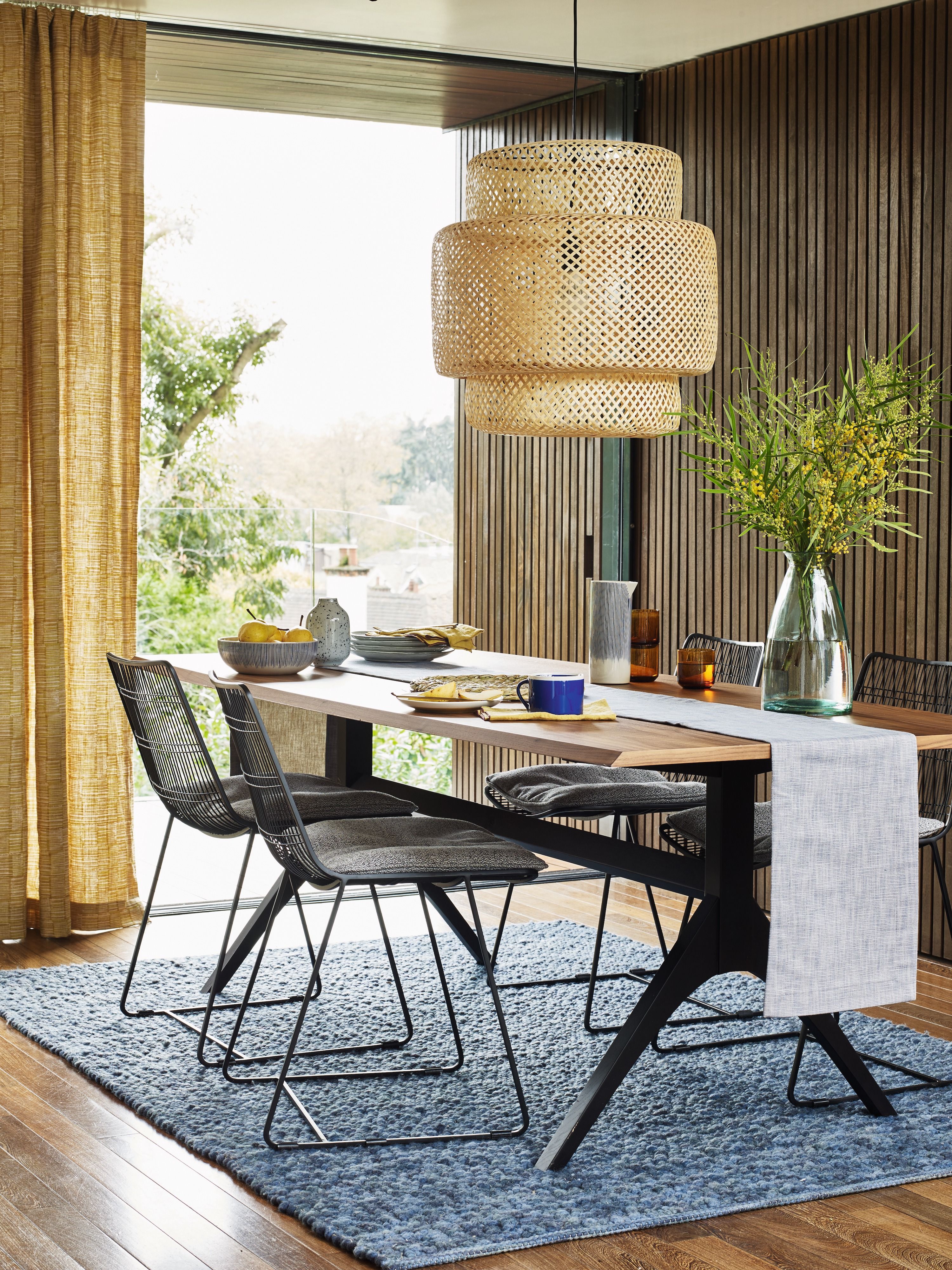 dining room table decor modern