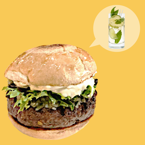 Five hamburger recipes with cocktail taste! Yes, you read well!