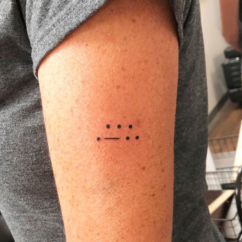 Tattoos to Celebrate Your Children | Morse Code Tattoo | Beanstalk Single Mums