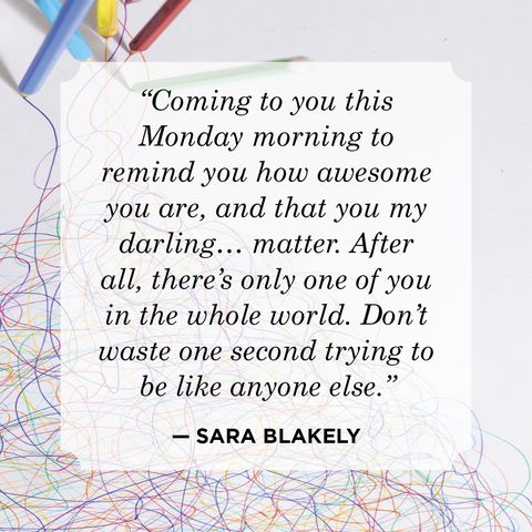 monday motivation quote by business leader sara blakely