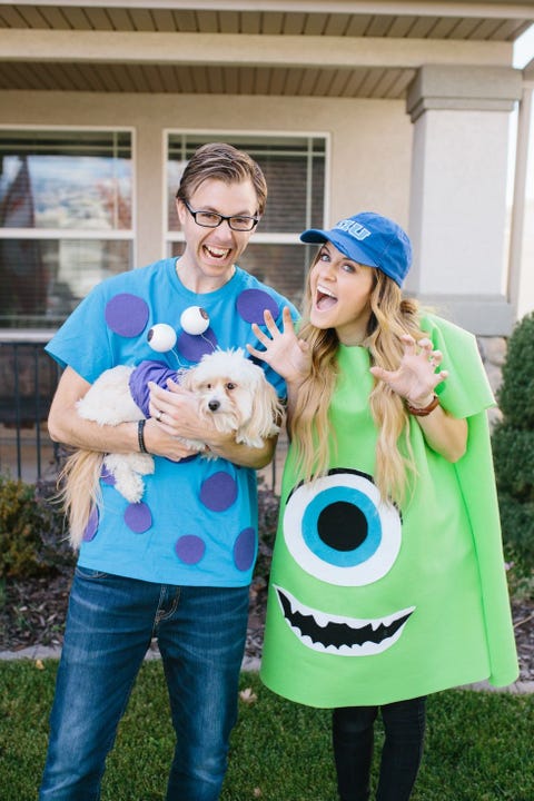 couples halloween costume monsters inc