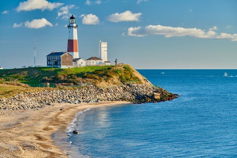 Montauk Lighthouse and beach Montauk Lighthouse and beach