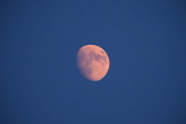 moon during wildfires in the west