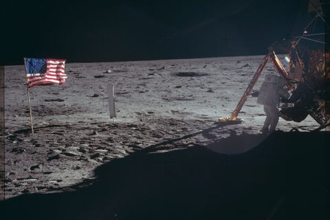 see outtake photos from the 1969 moon landing