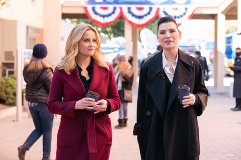 the morning show season 2 reese witherspoon as bradley, julianna margulies as laura