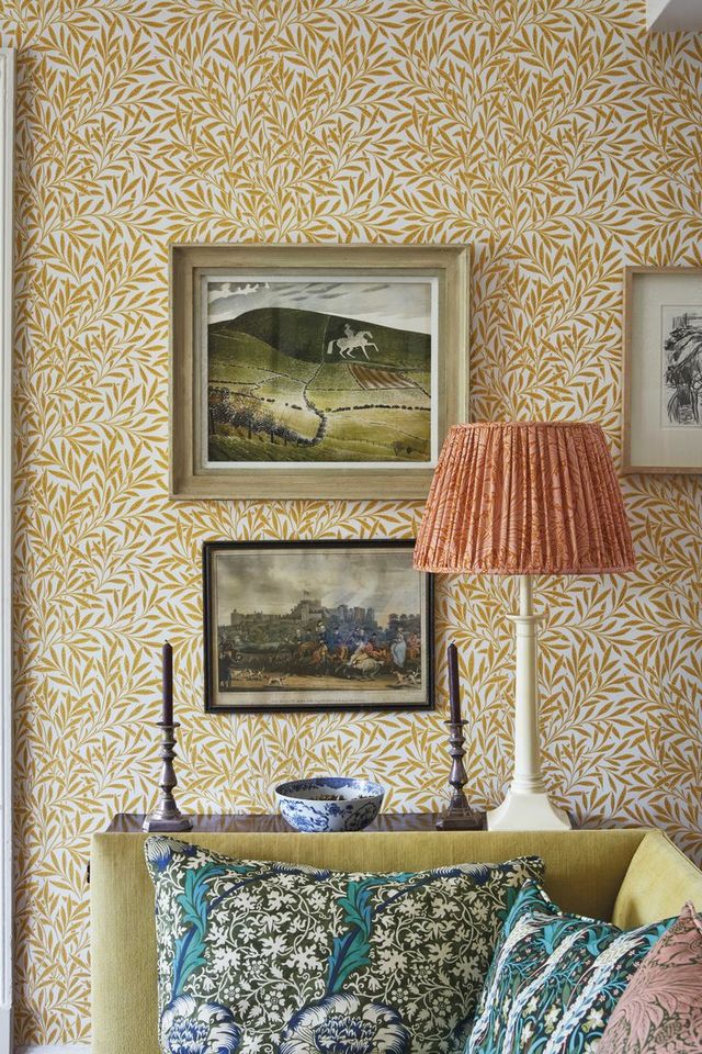 Interior Designer Dorset, How To Cover A Lampshade Frame With Wallpaper