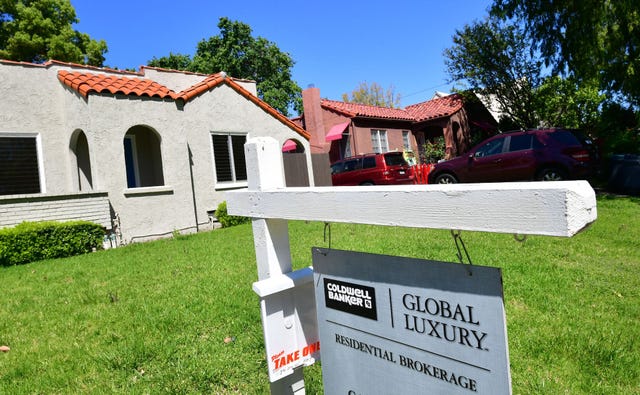 a for sale sign is seen near a house for sale in south pasadena, california on april 24, 2020 the coronavirus pandemic has worsened the us housing crisis as millions now unemployed must now figure out how to pay their monthly mortgages photo by frederic j brown afp photo by frederic j brownafp via getty images