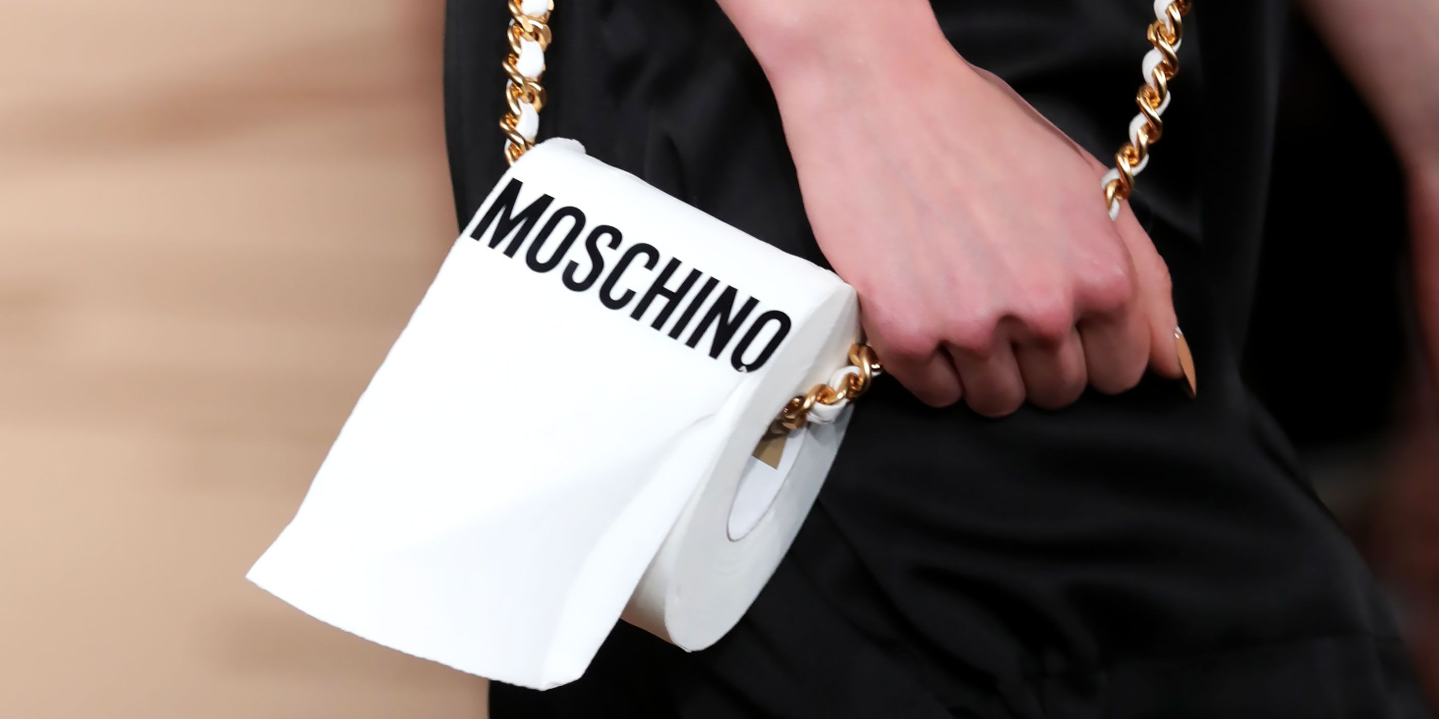 Moschino Bag Is a Roll of Toilet Paper 
