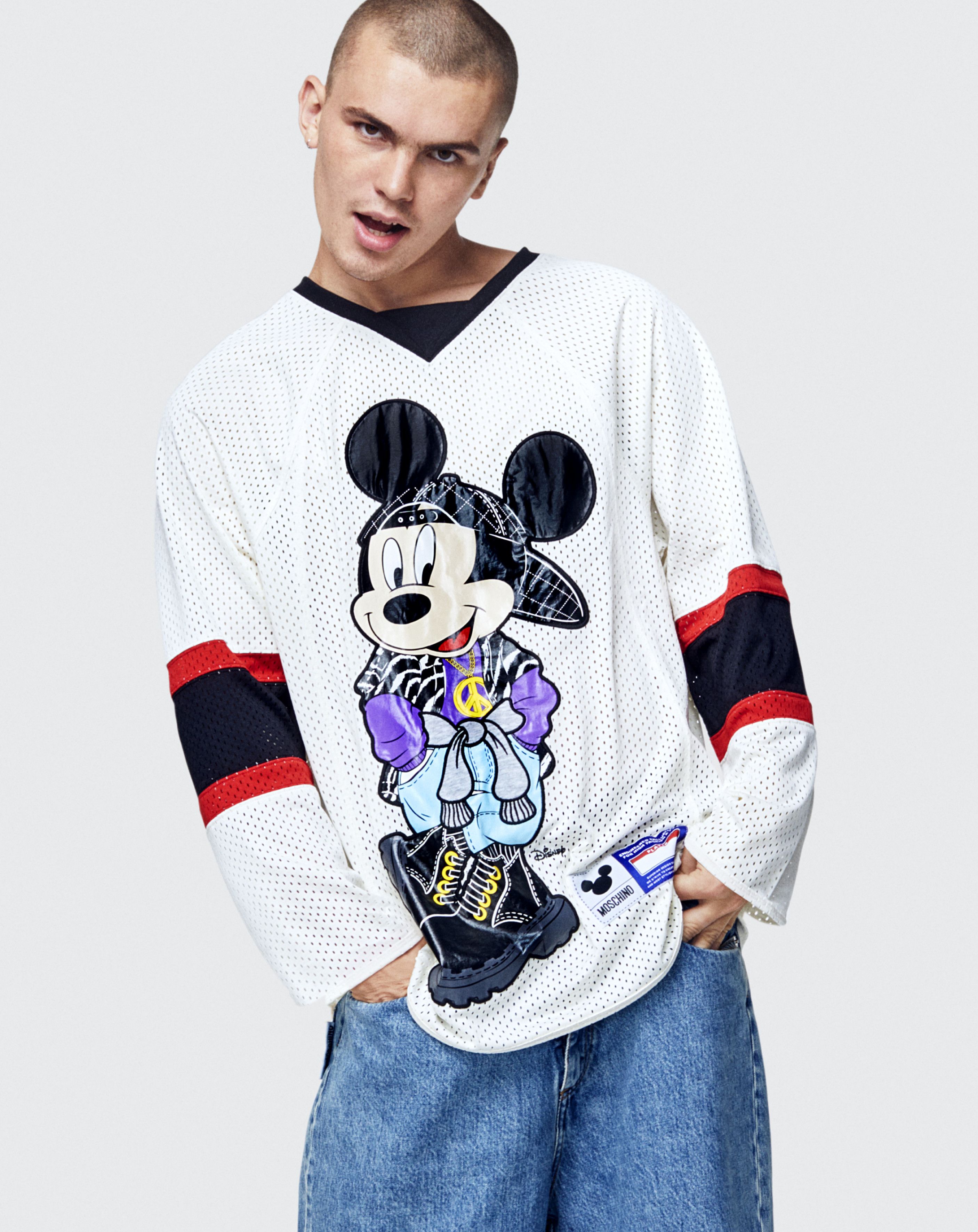 moschino mickey mouse jumper