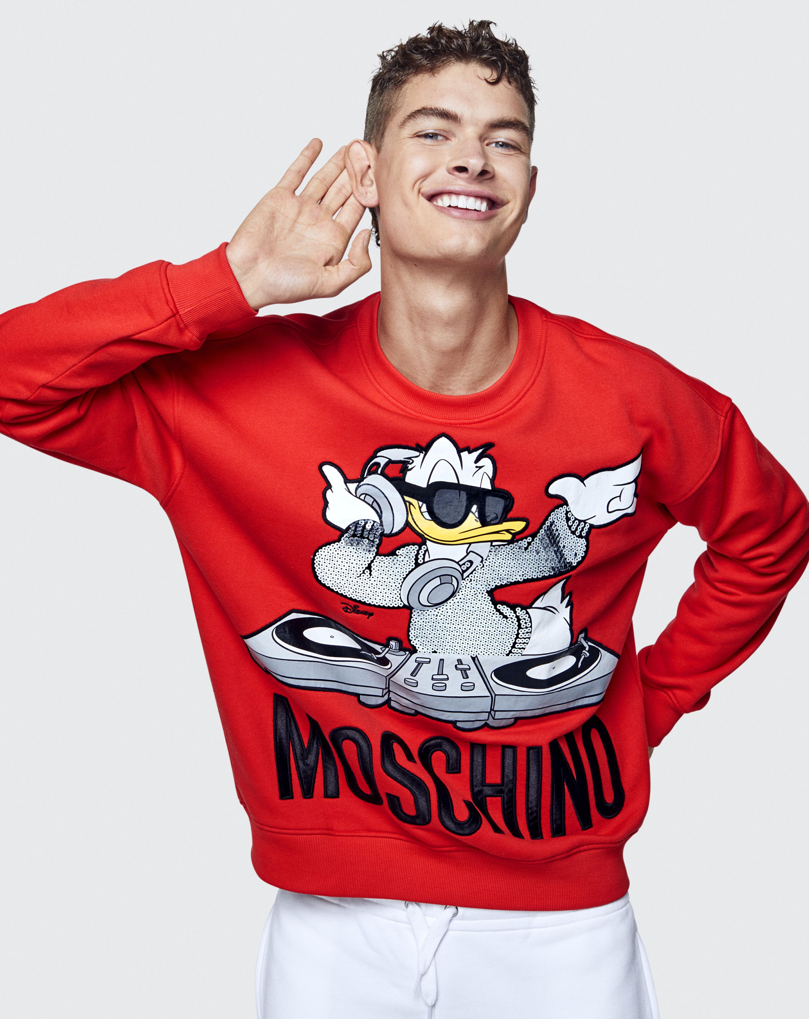 moschino mickey mouse sweater