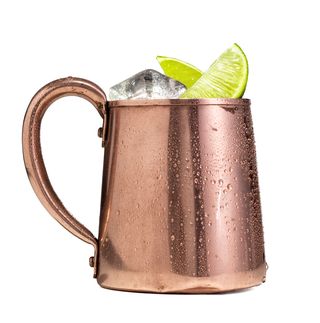 Moscow Mule in copper mug