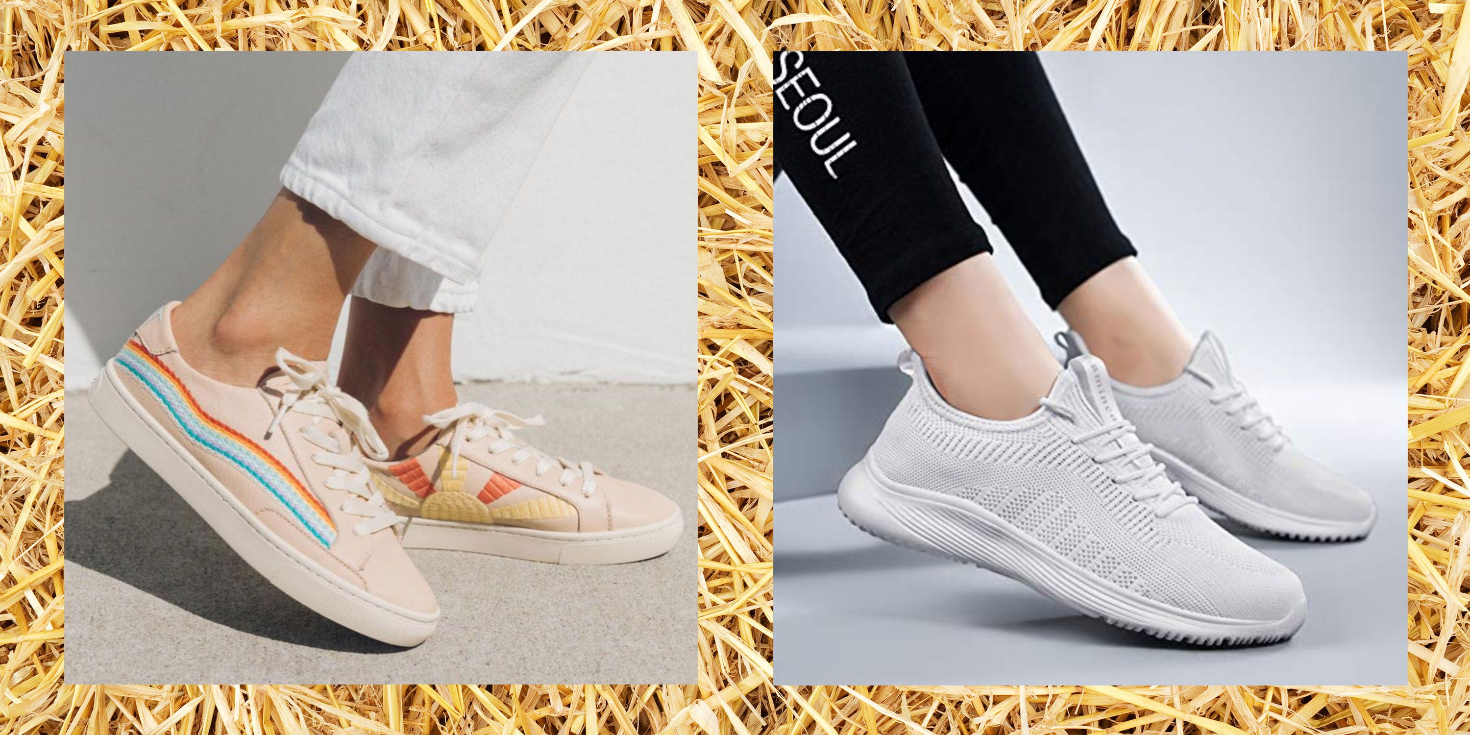 stylish supportive sneakers